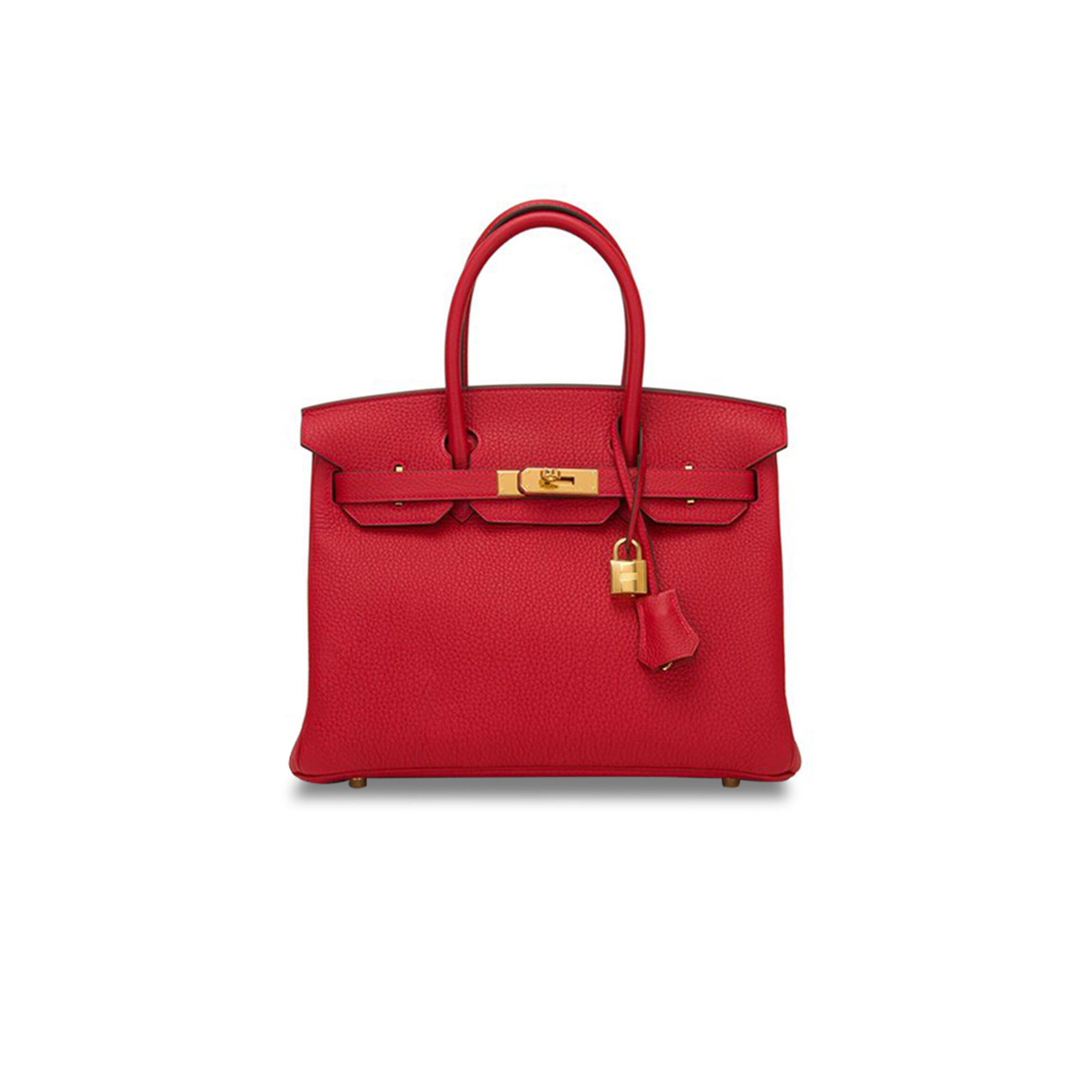 H**me5 BIRKIN 25 TOGO ROUGE CASAQUE GOLD HARDWARE (25*20*13cm) Master Quality